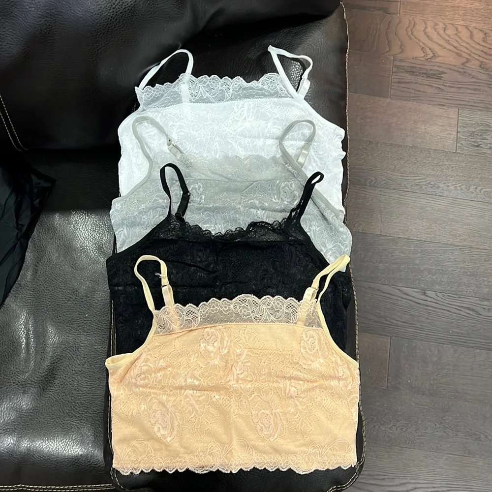 Four lace camis NWOT - Picture 1 of 7